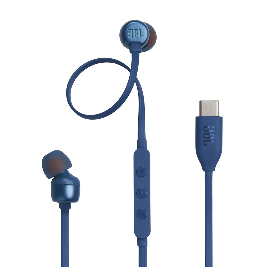 Slušalice JBL T310C USB-C plave