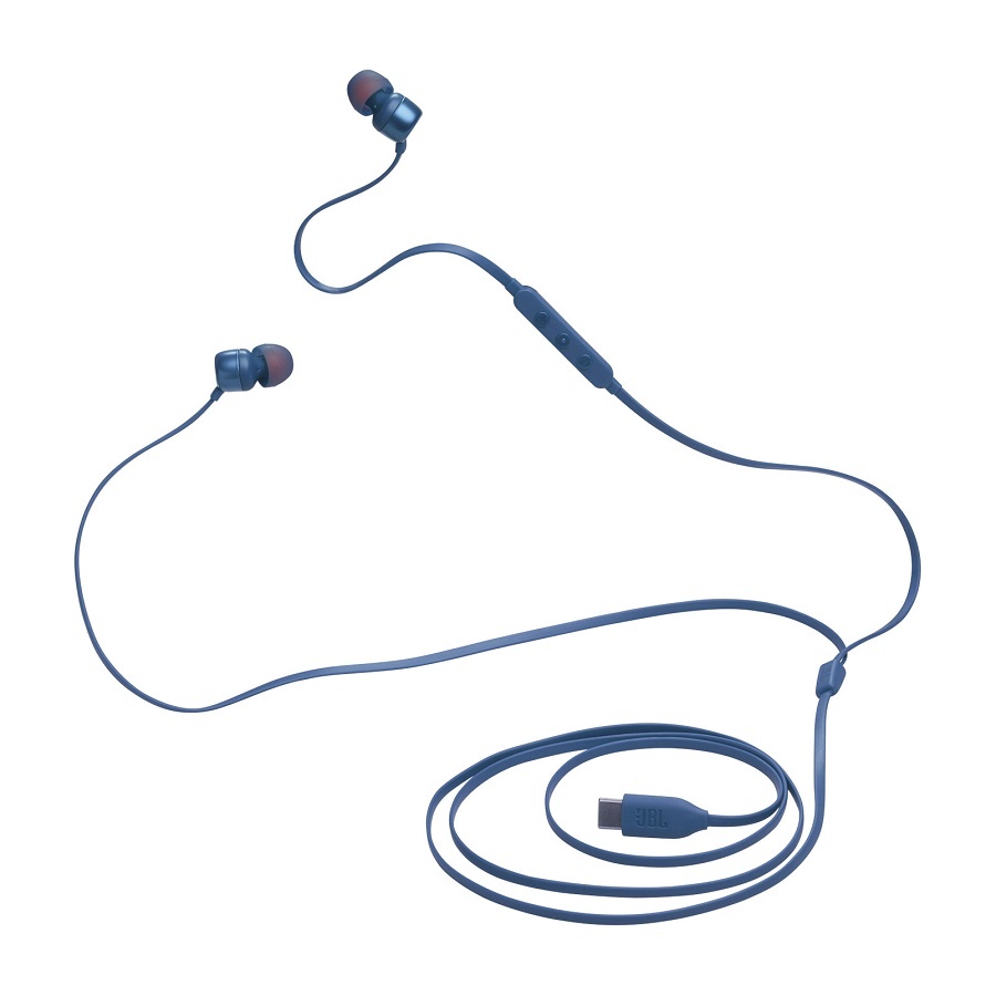 Slušalice JBL T310C USB-C plave