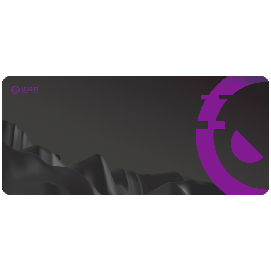 LORGAR MPA15XL Gaming podloga za miš, waterproof polyester fabric, with stitched edge.