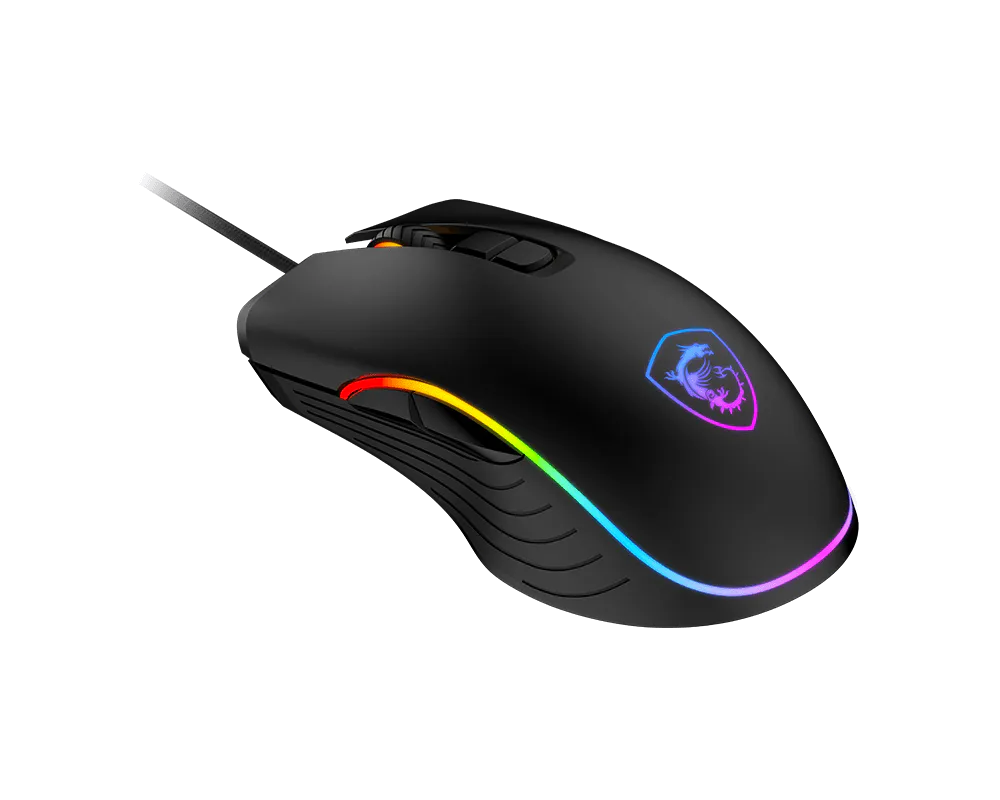 MSI Forge GM300 Žični Gaming Miš, 7200 DPI, 7 tipki, USB