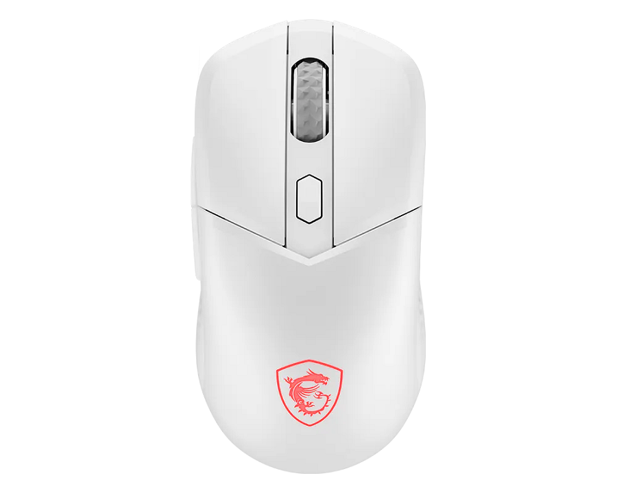 MSI Versa 300 White Bežični Gaming Miš, Wireless, 8000 DPI, Bluetooth, 2.4 GHz Wireless, 60 g