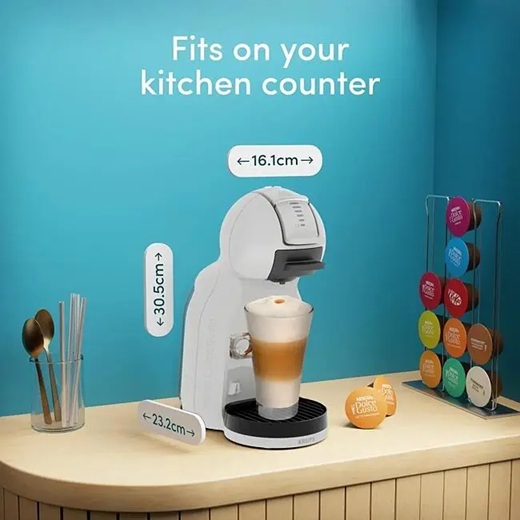 KRUPS Dolce Gusto aparat za kafu na kapsule KP143GF0 Mini Me 2, Arctic Grey