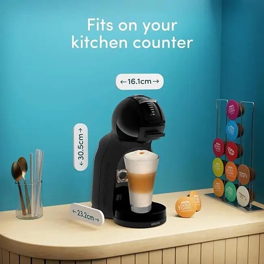 KRUPS Dolce Gusto aparat za kafu na kapsule KP1438F0 Mini Me 2, Piano Black