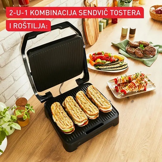 TEFAL električni roštilj GC272D10 Inicio Adjust