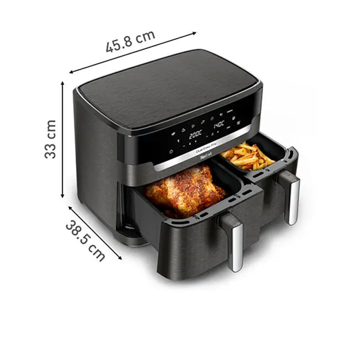 TEFAL friteza na vrući zrak EY942HE0 Dual Easy Fry XXL, 6,5 L + 4,5 L