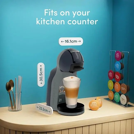 KRUPS Dolce Gusto aparat za kafu na kapsule KP143BF0 Mini Me 2, Cosmic Grey