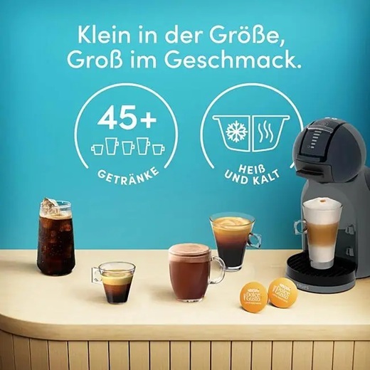 KRUPS Dolce Gusto aparat za kafu na kapsule KP143BF0 Mini Me 2, Cosmic Grey