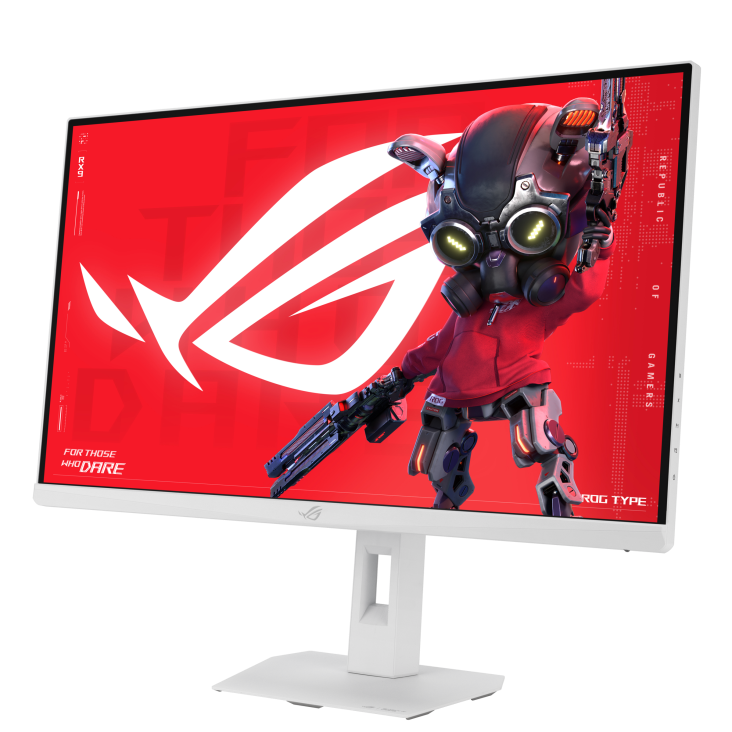 ASUS ROG Strix XG27ACMES-W gaming monitor, 27", QHD, Fast IPS, ELMB Sync, G-Sync kompatibilan, HDR, USB-C, HDMI, DP, 255Hz, 0.3ms, bijeli