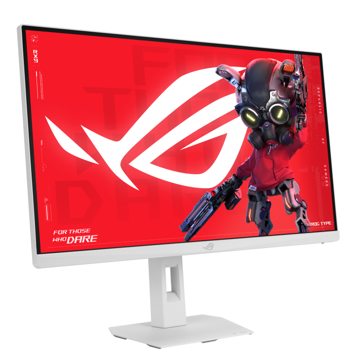 ASUS ROG Strix XG27ACMES-W gaming monitor, 27", QHD, Fast IPS, ELMB Sync, G-Sync kompatibilan, HDR, USB-C, HDMI, DP, 255Hz, 0.3ms, bijeli