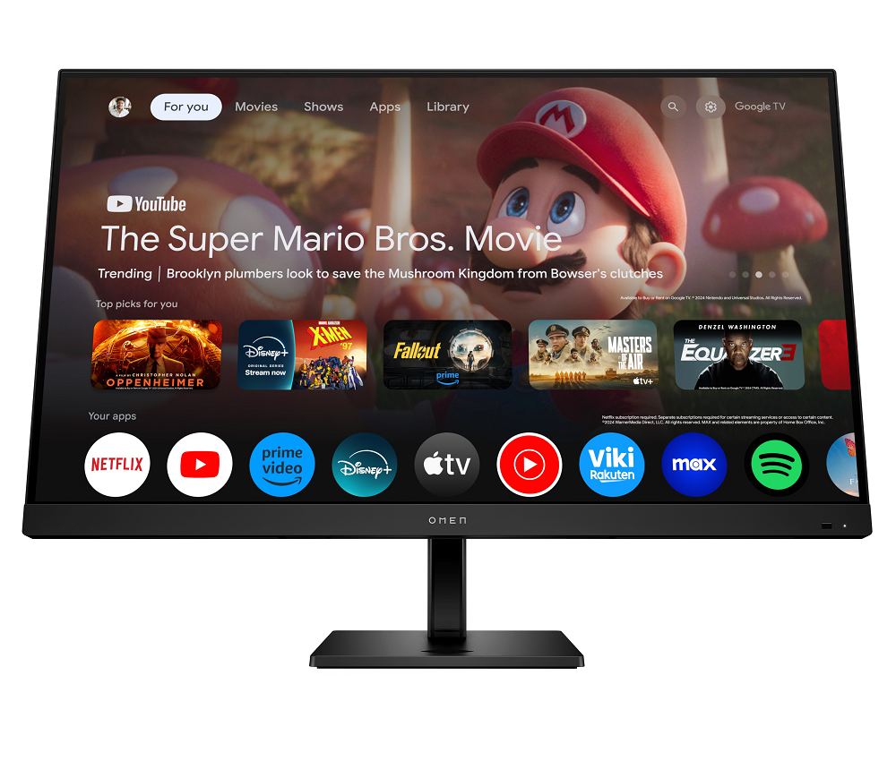 HP OMEN 32x 99Z68E9 gaming monitor, 31,5", 3840x2160, VA, Ravni, HDR400, HDMI, DP, 165Hz, 1ms, zvučnici