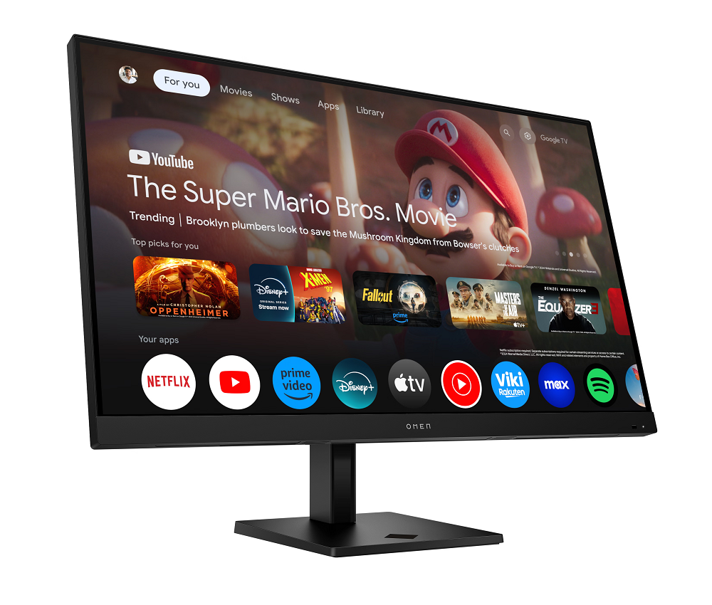HP OMEN 32x 99Z68E9 gaming monitor, 31,5", 3840x2160, VA, Ravni, HDR400, HDMI, DP, 165Hz, 1ms, zvučnici