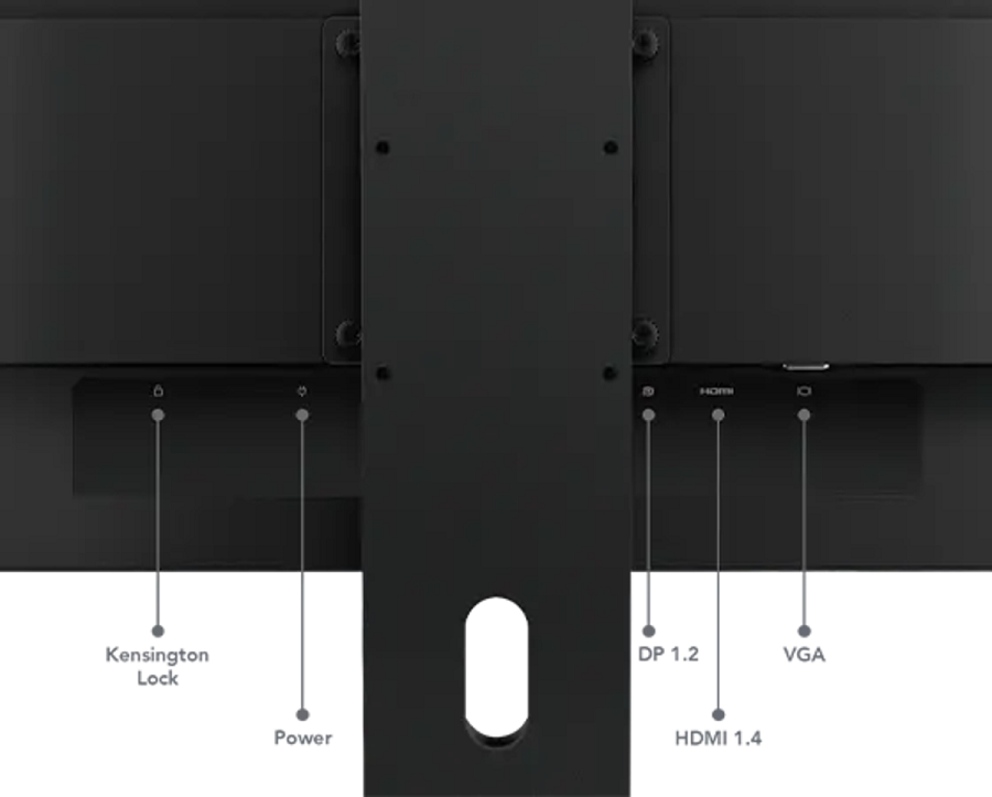 Lenovo ThinkVision E24-40 Monitor 64BAMAR1EU, 23.8", Full HD, IPS, HDMI, DP, VGA, 100Hz, 4ms