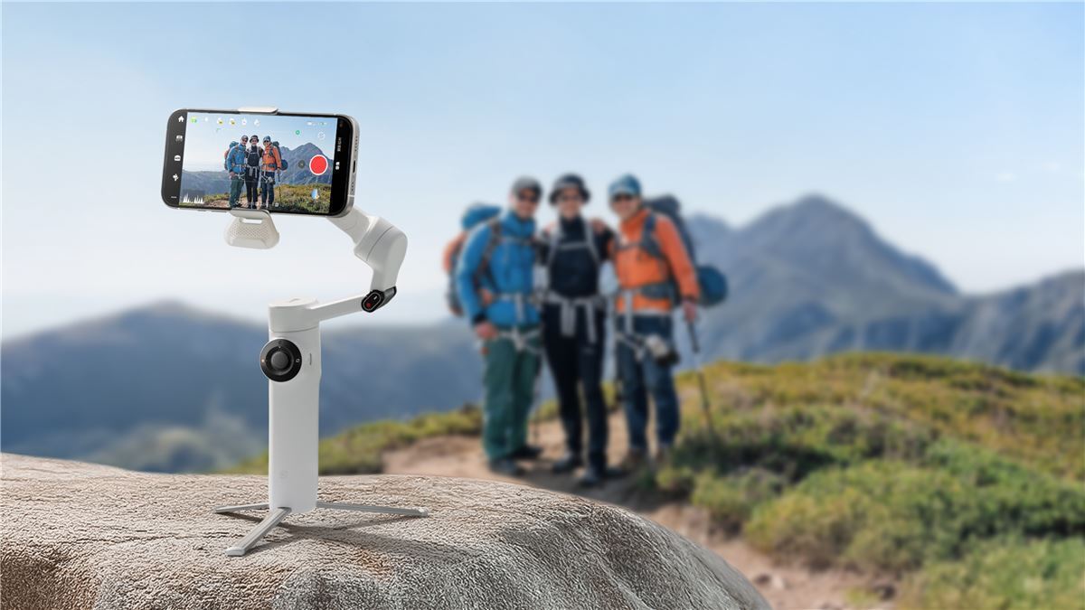 Insta360 Flow 2 AI Tracker Summit White + Insta360 Mic Air (1 TX + 1 RX)