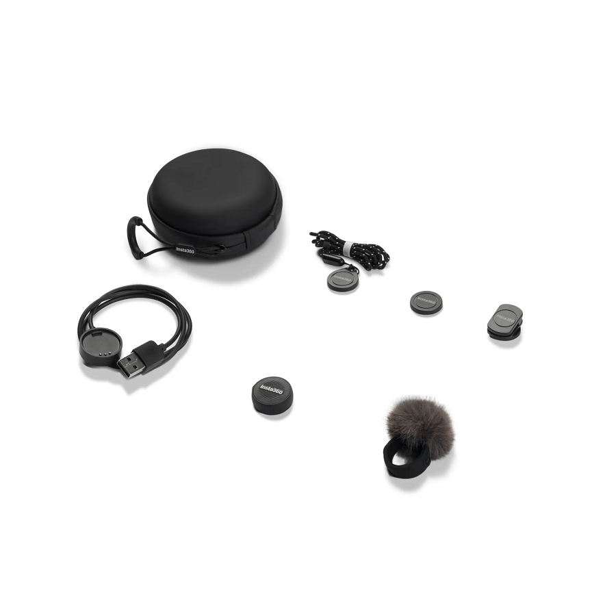 Insta360 Flow 2 AI Tracker Summit White + Insta360 Mic Air (1 TX + 1 RX)