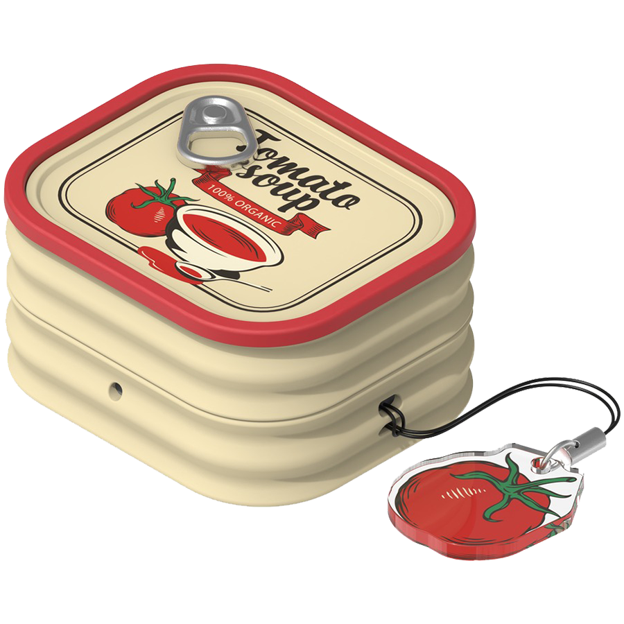 Samsung Galaxy Buds4 / Buds4 Pro Crvena Food Can Futrola