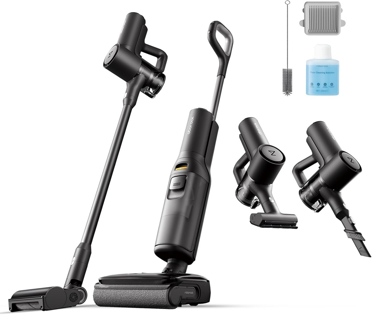 Roborock F25 Combo štapni mokro-suhi usisivač, Black