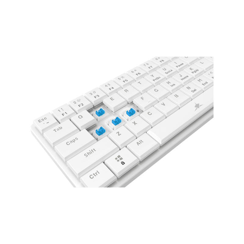 WHITE SHARK gaming tastatura GK-006221 NAGAMAKI Bijela-Mehanicka/US-BLUE SWiTCH