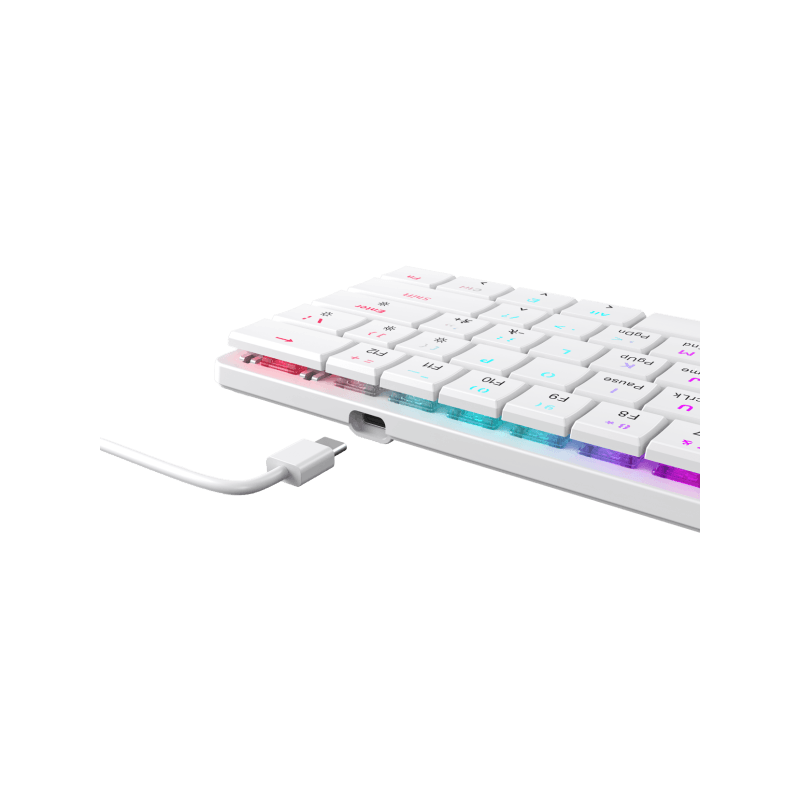 WHITE SHARK gaming tastatura GK-006221 NAGAMAKI Bijela-Mehanicka/US-BLUE SWiTCH