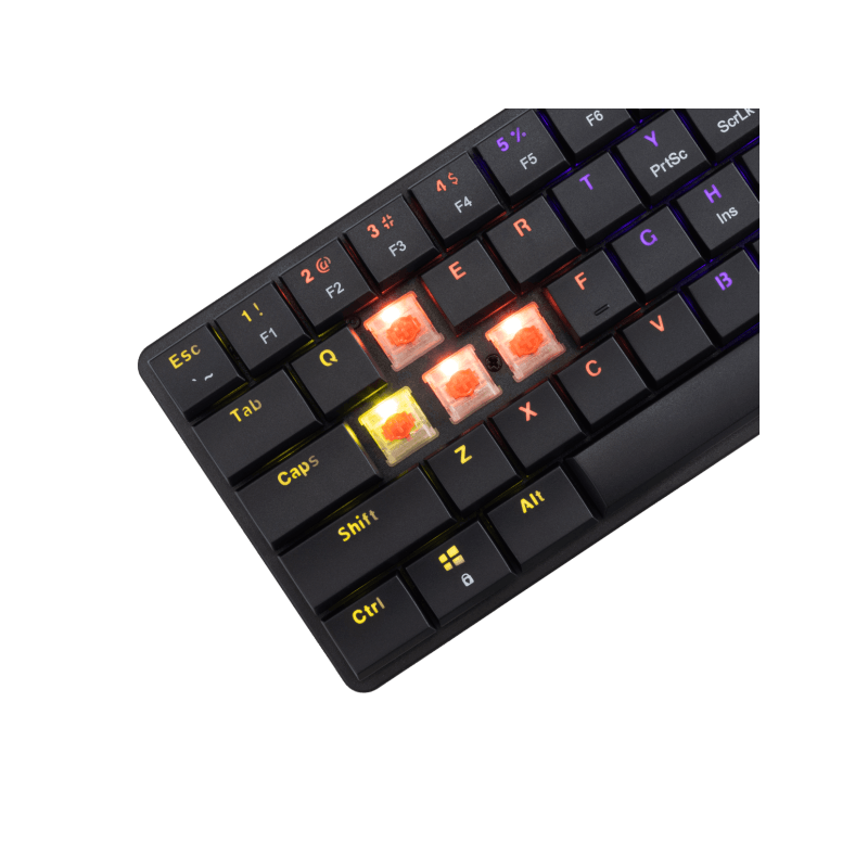 WHITE SHARK gaming tastatura GK-006111 NAGAMAKI Crna-Mehanička US-RED SWiTCH