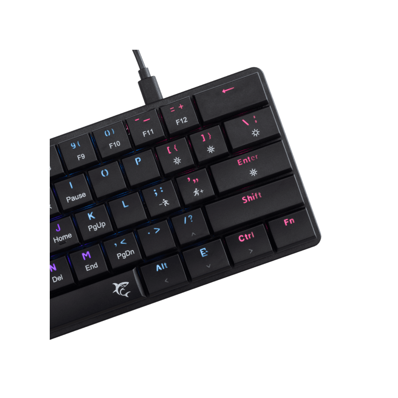 WHITE SHARK gaming tastatura GK-006111 NAGAMAKI Crna-Mehanička US-RED SWiTCH