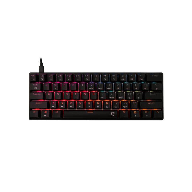 WHITE SHARK gaming tastatura GK-004111 SHINOBI-2 Crna - Mehanička/ US RED SWiTCH