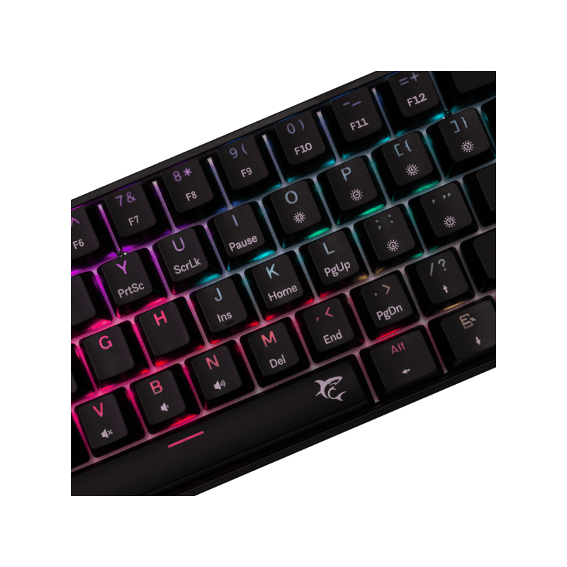 WHITE SHARK gaming tastatura GK-004111 SHINOBI-2 Crna - Mehanička/ US RED SWiTCH