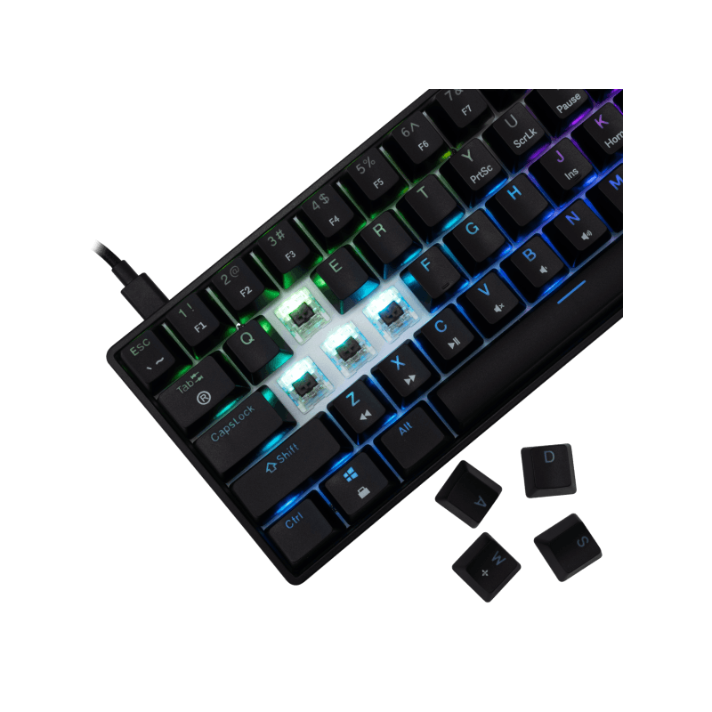WHITE SHARK gaming tastatura GK-004131 SHINOBI-2 Crna - Mehanicka / US- BROWN SWiTCH