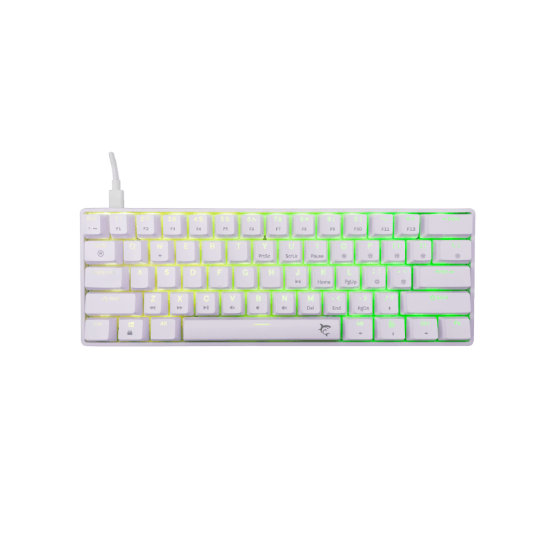 WHITE SHARK gaming tastatura GK-004231 SHINOBI-2 Bijela- Mehanicka/US - BROWN.SW