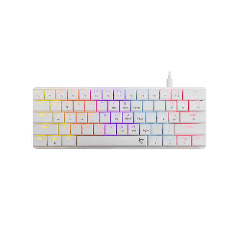 WHITE SHARK gaming tastatura GK-006211 NAGAMAKI Bijela-Mehanička/ US - RED SWiTCH