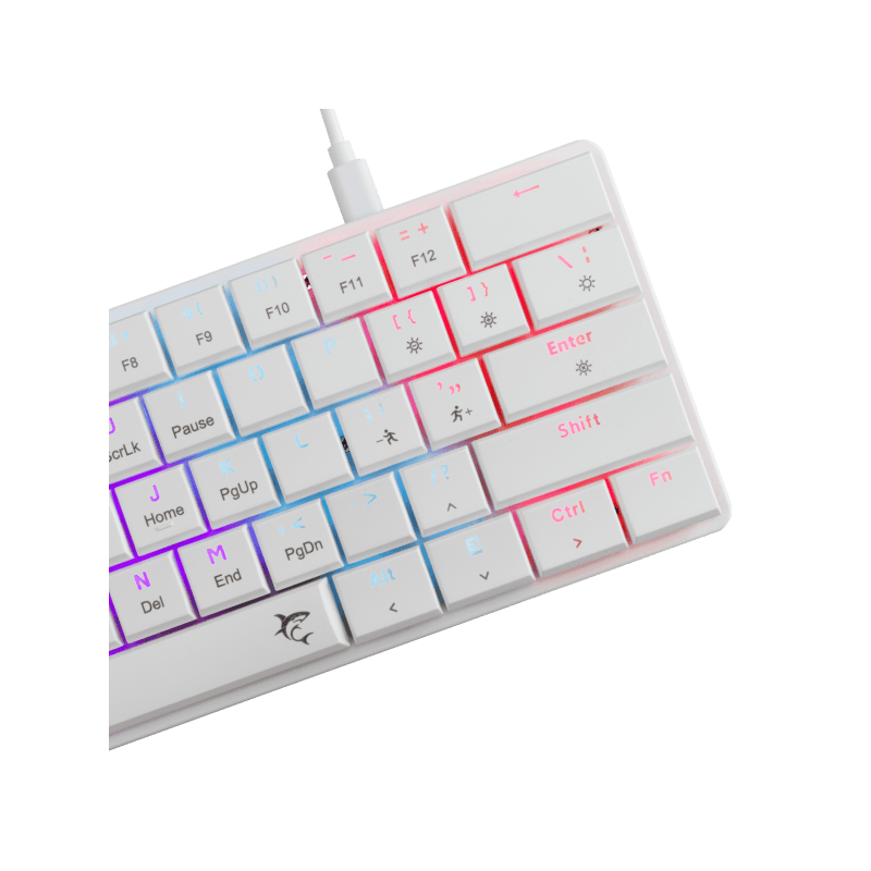 WHITE SHARK gaming tastatura GK-006211 NAGAMAKI Bijela-Mehanička/ US - RED SWiTCH