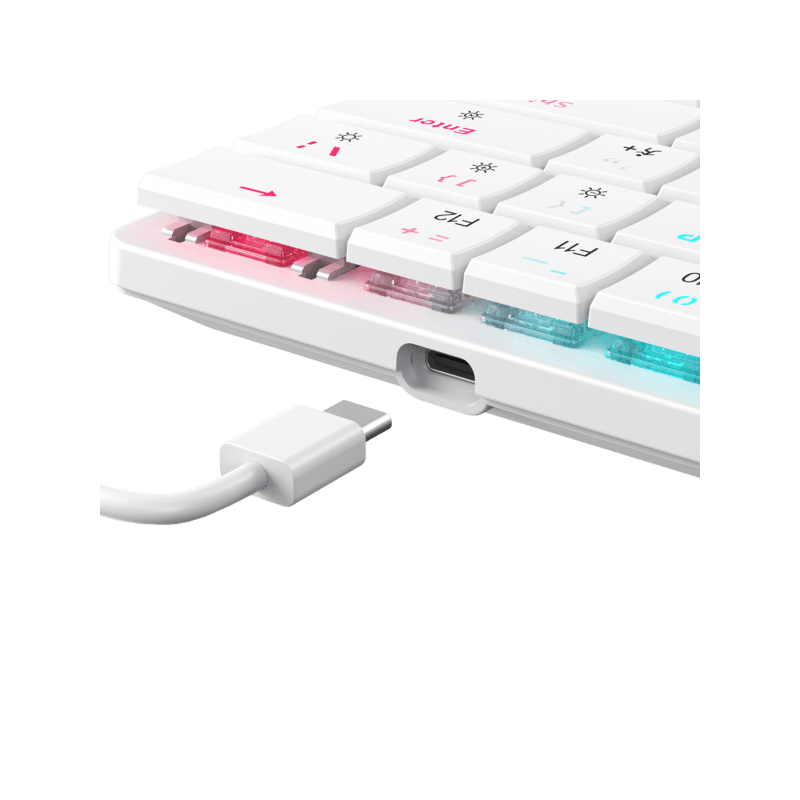 WHITE SHARK gaming tastatura GK-006211 NAGAMAKI Bijela-Mehanička/ US - RED SWiTCH