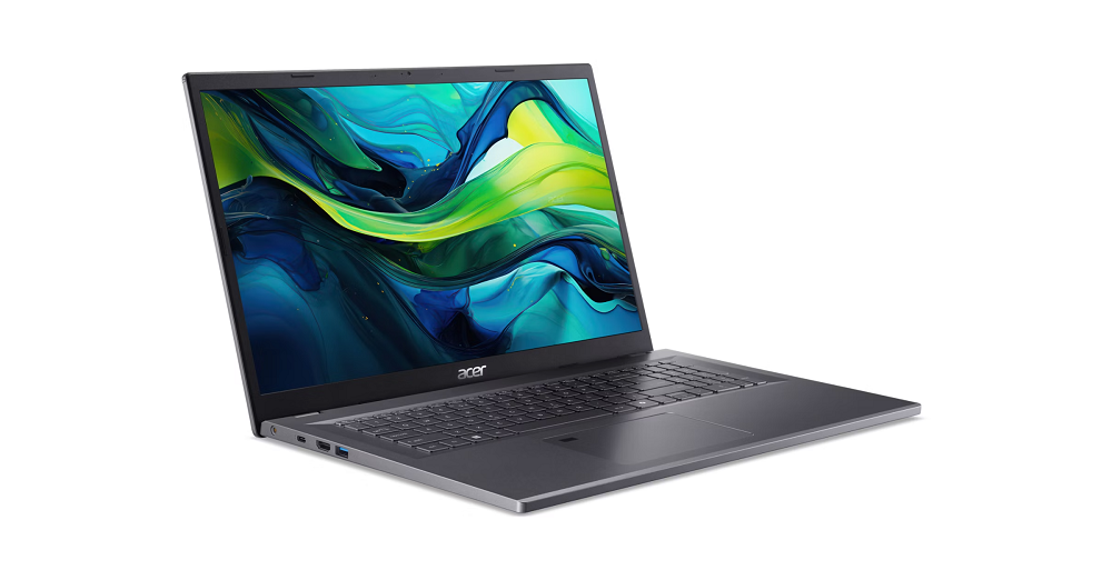 Acer laptop Aspire 17 NX.J0HEX.004, 17.3" IPS FHD, Intel Core 5 120U, 16GB RAM, 512GB SSD, Intel Iris Xe Graphics, Linux