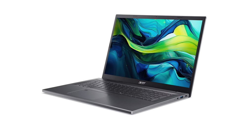 Acer laptop Aspire 17 NX.J0HEX.004, 17.3" IPS FHD, Intel Core 5 120U, 16GB RAM, 512GB SSD, Intel Iris Xe Graphics, Linux
