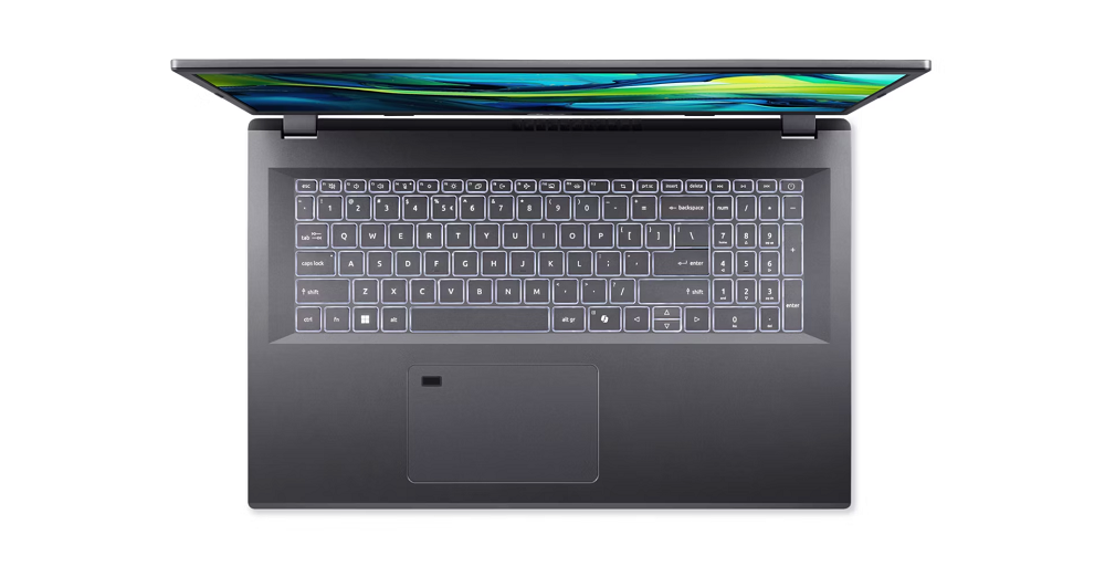 Acer laptop Aspire 17 NX.J0HEX.004, 17.3" IPS FHD, Intel Core 5 120U, 16GB RAM, 512GB SSD, Intel Iris Xe Graphics, Linux