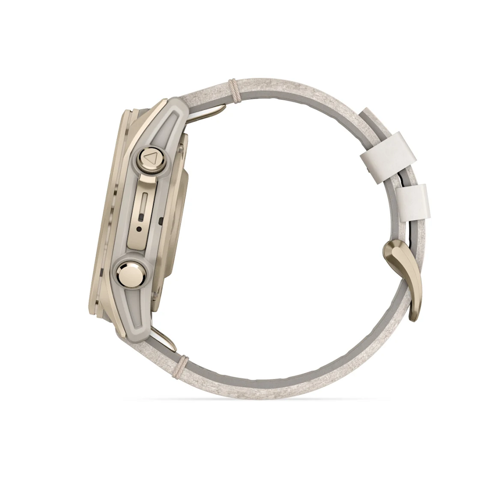GARMIN Fenix 8 43 mm AMOLED Sapphire Soft Gold Stainless Steel/Fog Gray, 010-02903-40