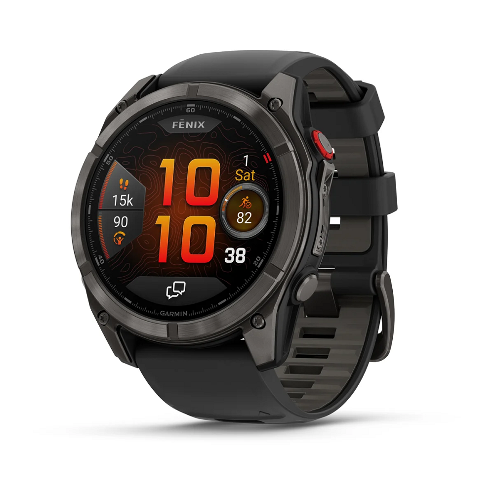 GARMIN Fenix 8 PRO 51mm LTE AMOLED Sapphire Carbon Gray DLC Tit. Black, 010-03199-01