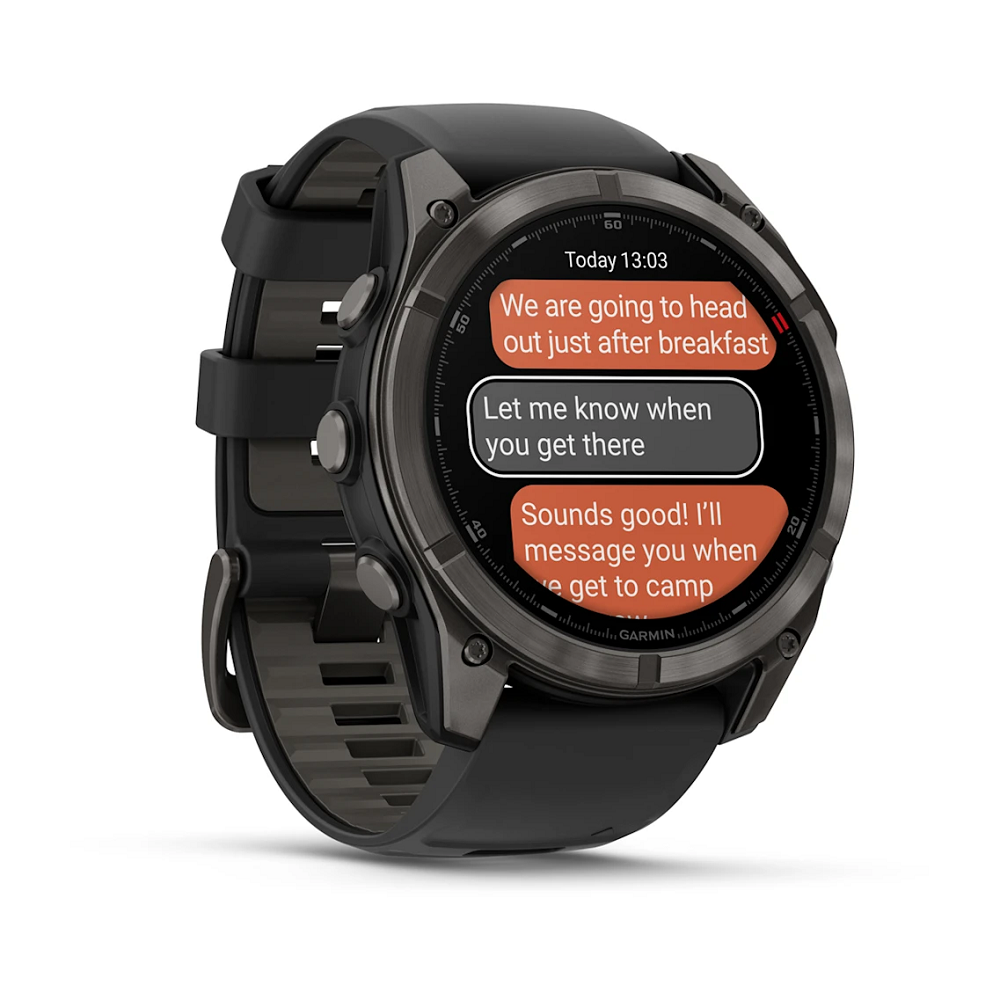 GARMIN Fenix 8 PRO 51mm LTE AMOLED Sapphire Carbon Gray DLC Tit. Black, 010-03199-01
