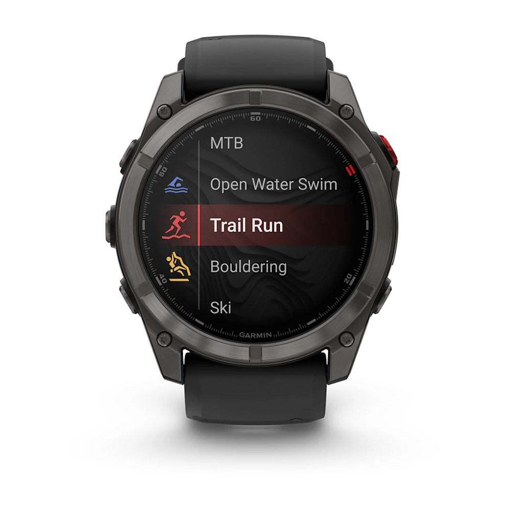 GARMIN Fenix 8 PRO 51mm LTE AMOLED Sapphire Carbon Gray DLC Tit. Black, 010-03199-01