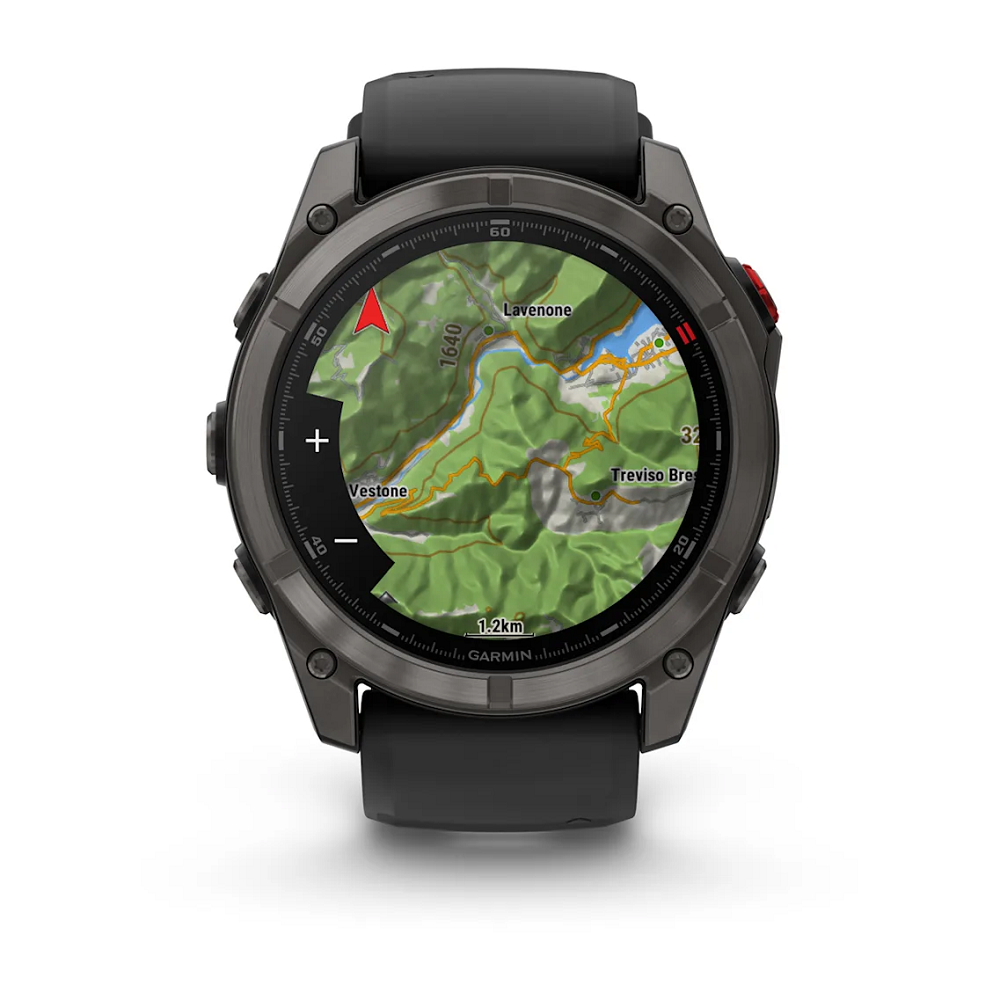 GARMIN Fenix 8 PRO 51mm LTE AMOLED Sapphire Carbon Gray DLC Tit. Black, 010-03199-01