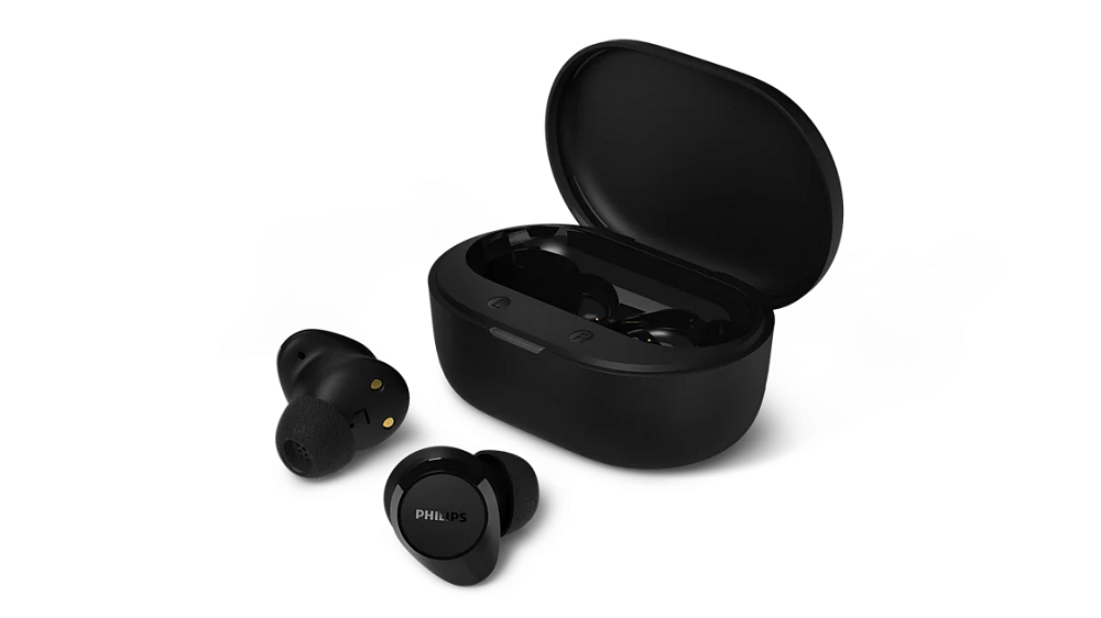 PHILIPS Bluetooth® slušalice TAT1300BK, u uho, SecureFit, do 24h reprodukcije, crne