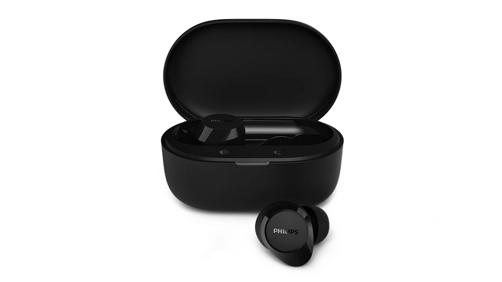 PHILIPS Bluetooth® slušalice TAT1300BK, u uho, SecureFit, do 24h reprodukcije, crne