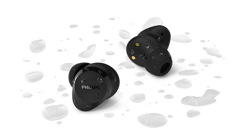 PHILIPS Bluetooth® slušalice TAT1300BK, u uho, SecureFit, do 24h reprodukcije, crne