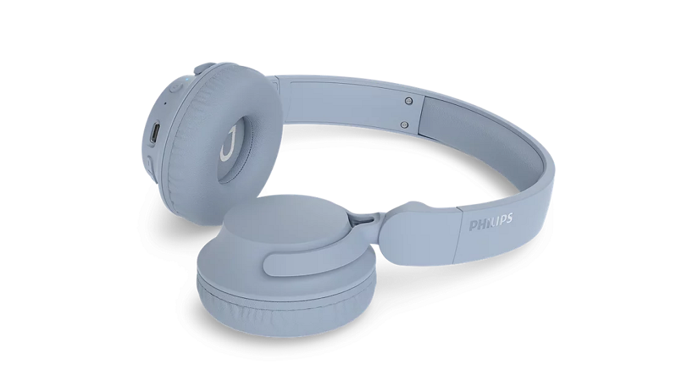 Philips Bluetooth slušalice TAH4000BK, dinamičan bas, do 70h reprodukcije, BT 6.0, mikrofon, plave