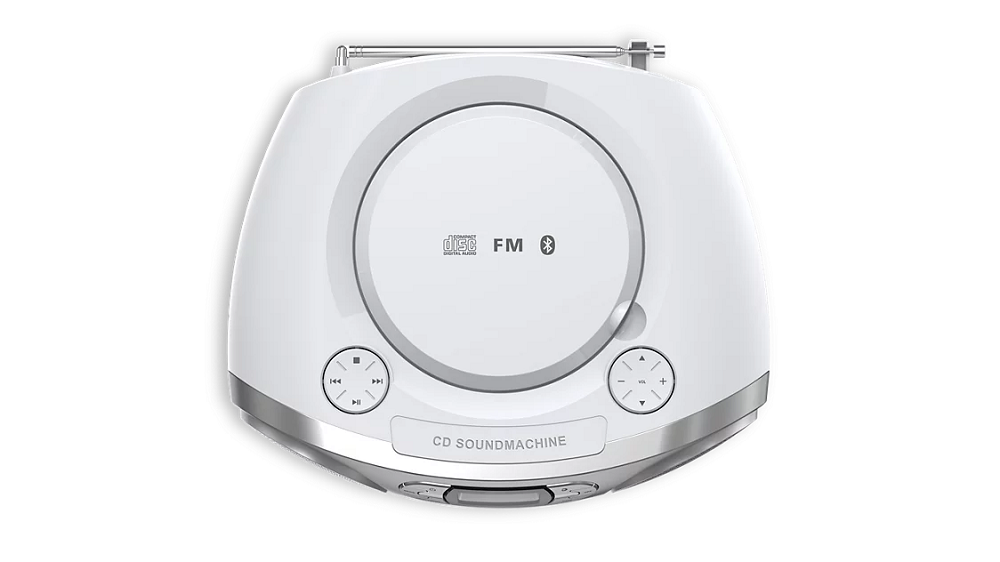 PHILIPS radio CD TAZ2000, FM radio, USB, Bluetooth, 3.5mm, sivi