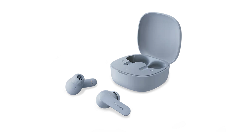 PHILIPS Bluetooth® slušalice TAT2100WT, u uho, SecureFit, do 36h reprodukcije, plave