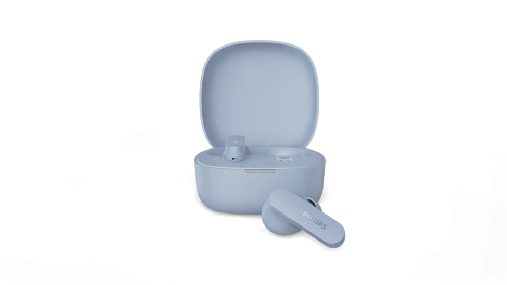PHILIPS Bluetooth® slušalice TAT2100WT, u uho, SecureFit, do 36h reprodukcije, plave