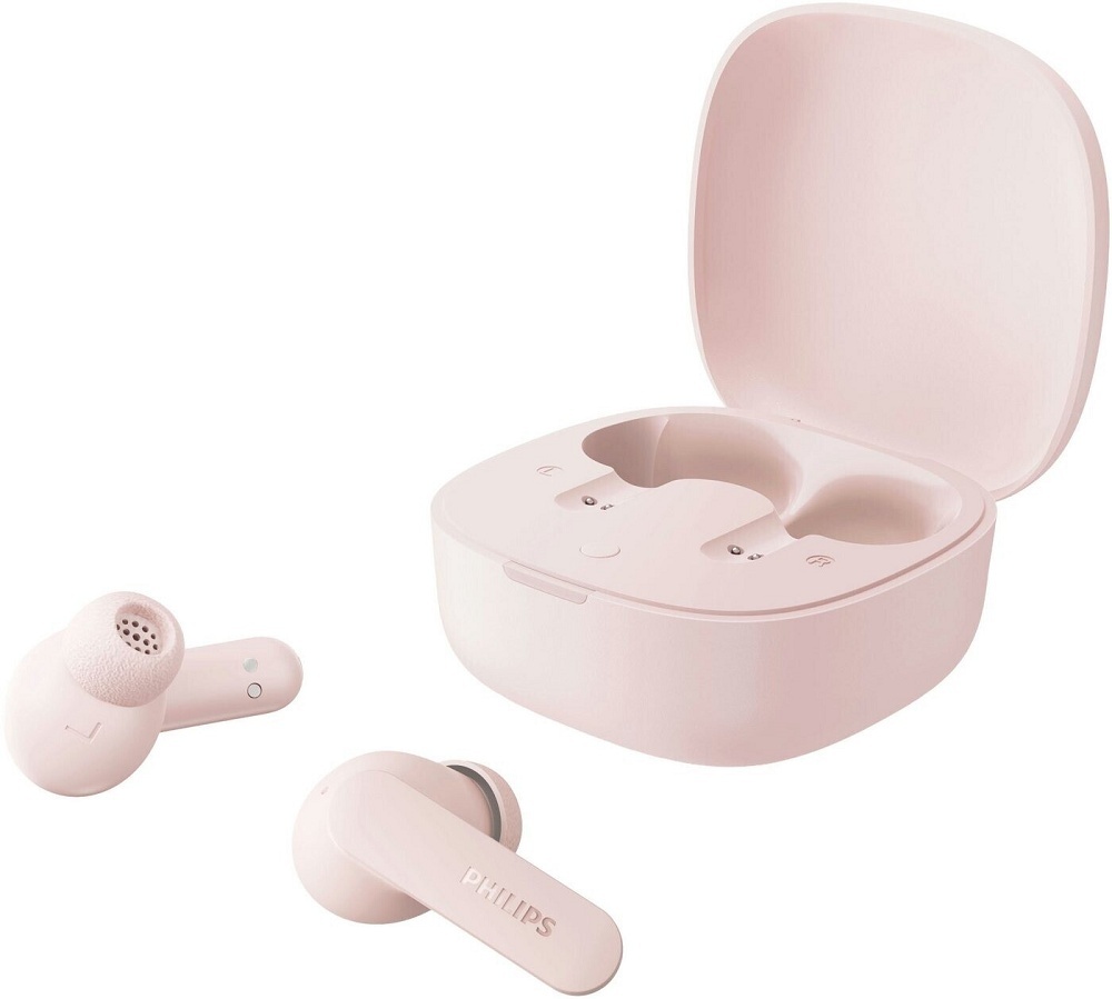PHILIPS Bluetooth® slušalice TAT2100WT, u uho, SecureFit, do 36h reprodukcije, roze