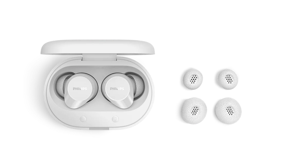 PHILIPS Bluetooth® slušalice TAT1300WT, u uho, SecureFit, do 24h reprodukcije, bijele