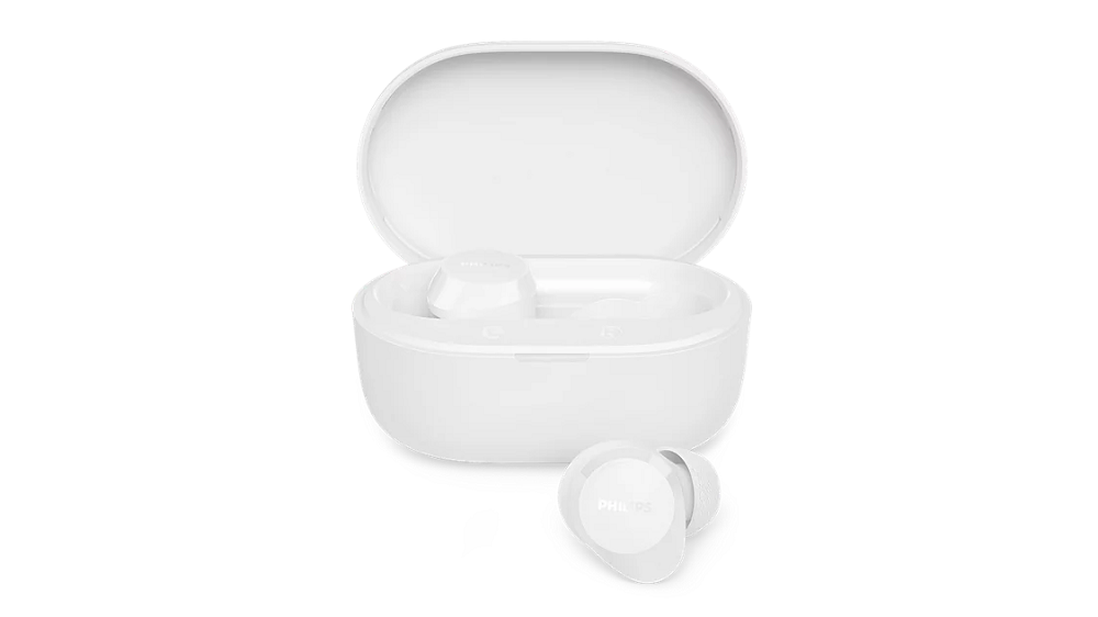 PHILIPS Bluetooth® slušalice TAT1300WT, u uho, SecureFit, do 24h reprodukcije, bijele