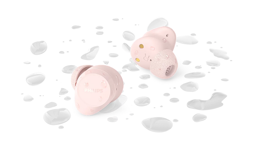 PHILIPS Bluetooth® slušalice TAT1300PK, u uho, SecureFit, do 24h reprodukcije, roze